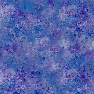 CW ZEN Digital Floral Blue Y3765-90