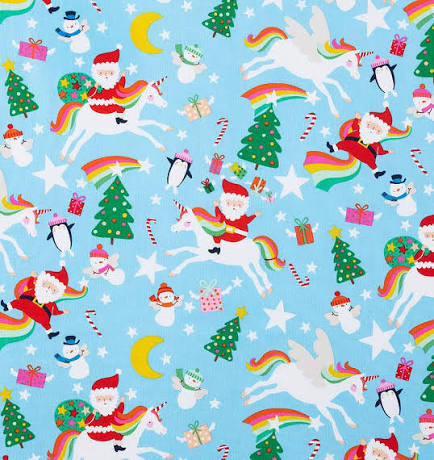 AH Yuletide Unicorn - Blue