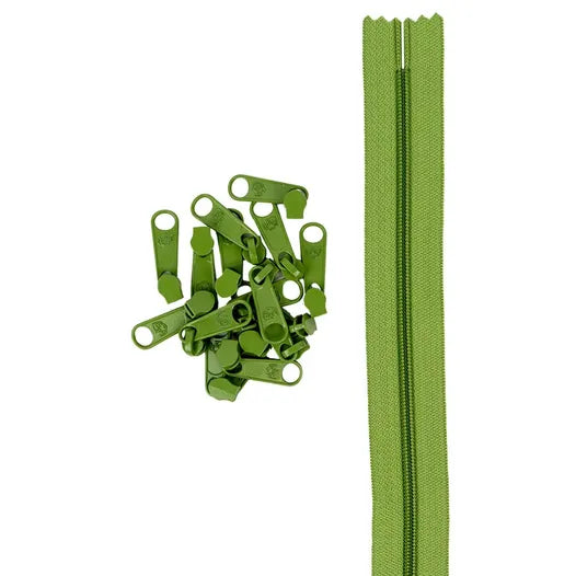 ByAnnie Zippers By The Yard 4yd Olive